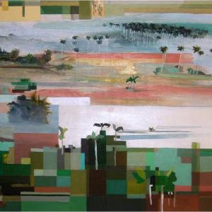 Valle de Viñales, olio su tela, 90x114 cm