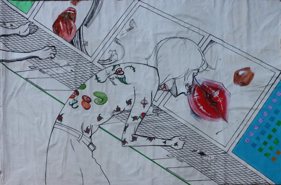 Virtual  Kiss -Virtual love is far better than  real one.