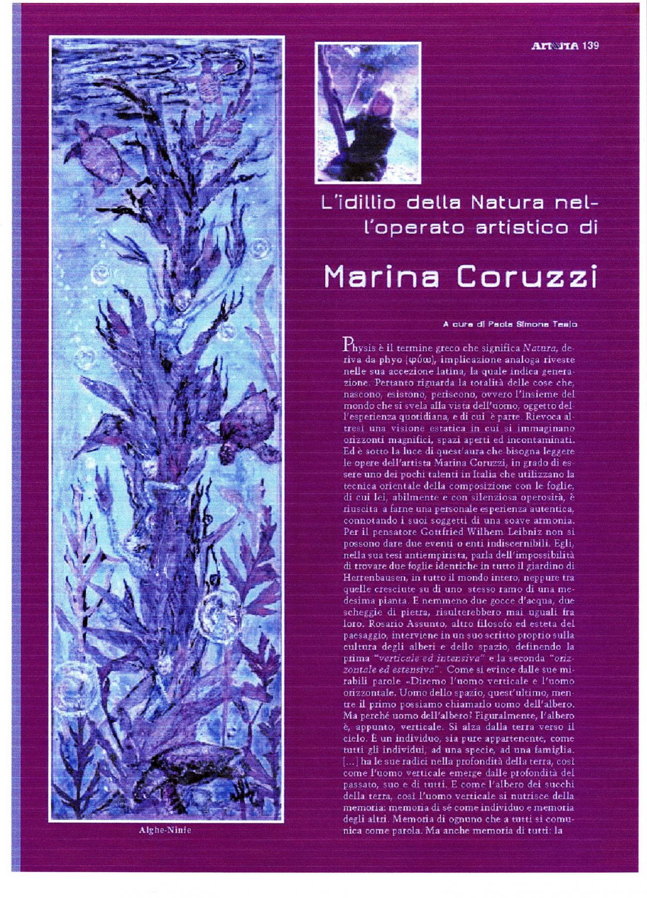 Publication of critical essay in magazine "Art&Art"