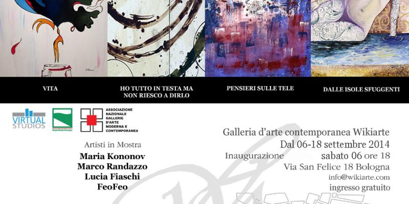 Personal exhibition of M.Randazzo, L.Fiaschi, Feofeo, M. Kononov 