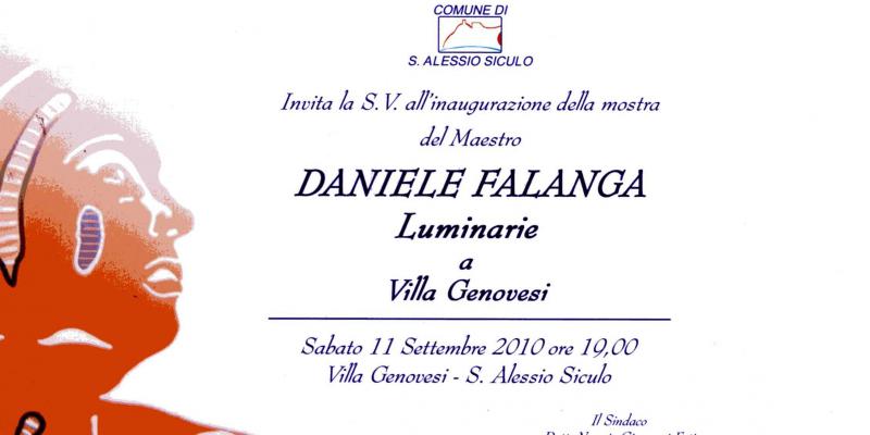 Daniele Falanga Luminarie a Villa Genovesi