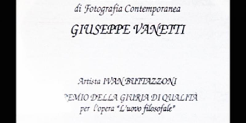 Conferimento del Premio della Giuria di Qualità al Concorso Fotografico "Giuseppe Vanetti"