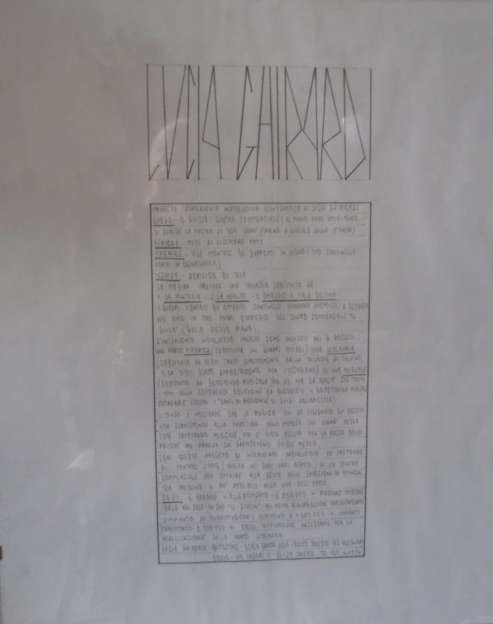 Progetto installativo per Trieste