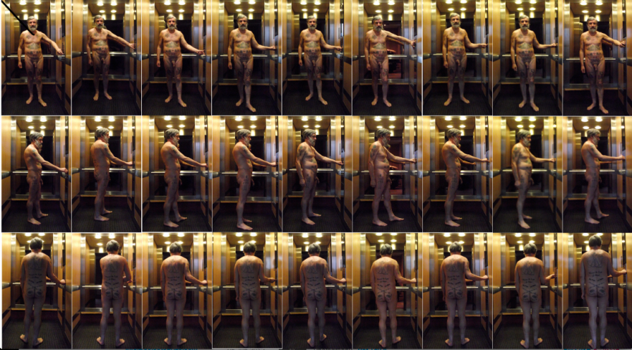 Nude Taking The Lift