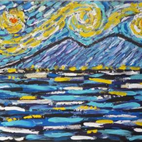 Notte Stellata sul Vesuvio