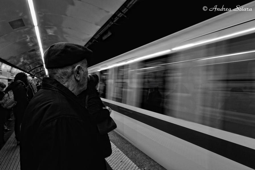 "Nel metro"