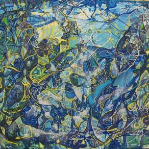 Jump from a cliff into the ocean. Woman has a dream where she is a turtle