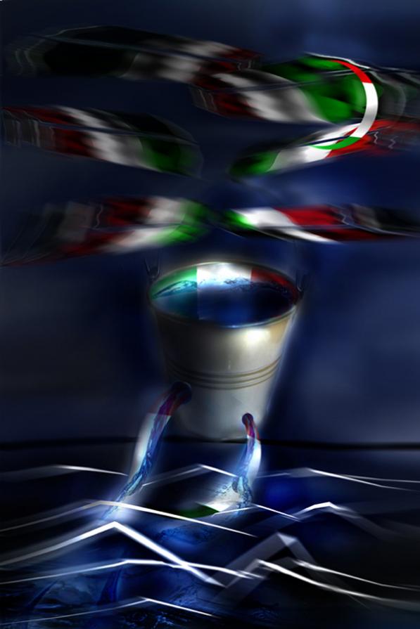 una Nazione una comunita lentamente svuotata dissanguata,in un sogno notturno bang bang.