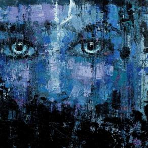 Fabio Modica | Black Scarf - mixed media on canvas - cm 150x120 - 2015