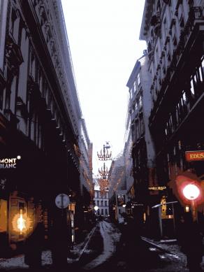 Light Alley (Vienna 2015  Winter)