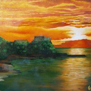 LG 0063 -Tramonto a Scilla . Calabria