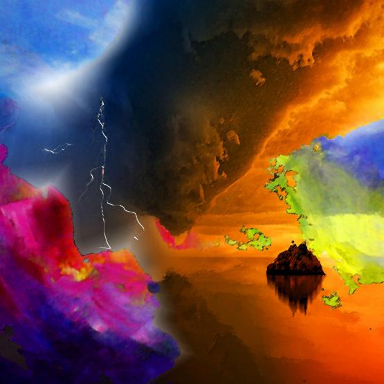 Temporale: le nubi, spaventate dai tuoni, scoppiano a piangere...!!!