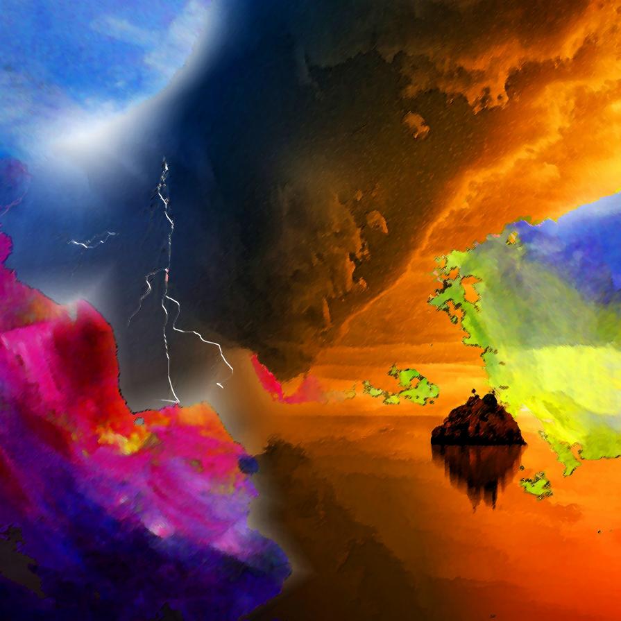 Temporale: le nubi, spaventate dai tuoni, scoppiano a piangere...!!!