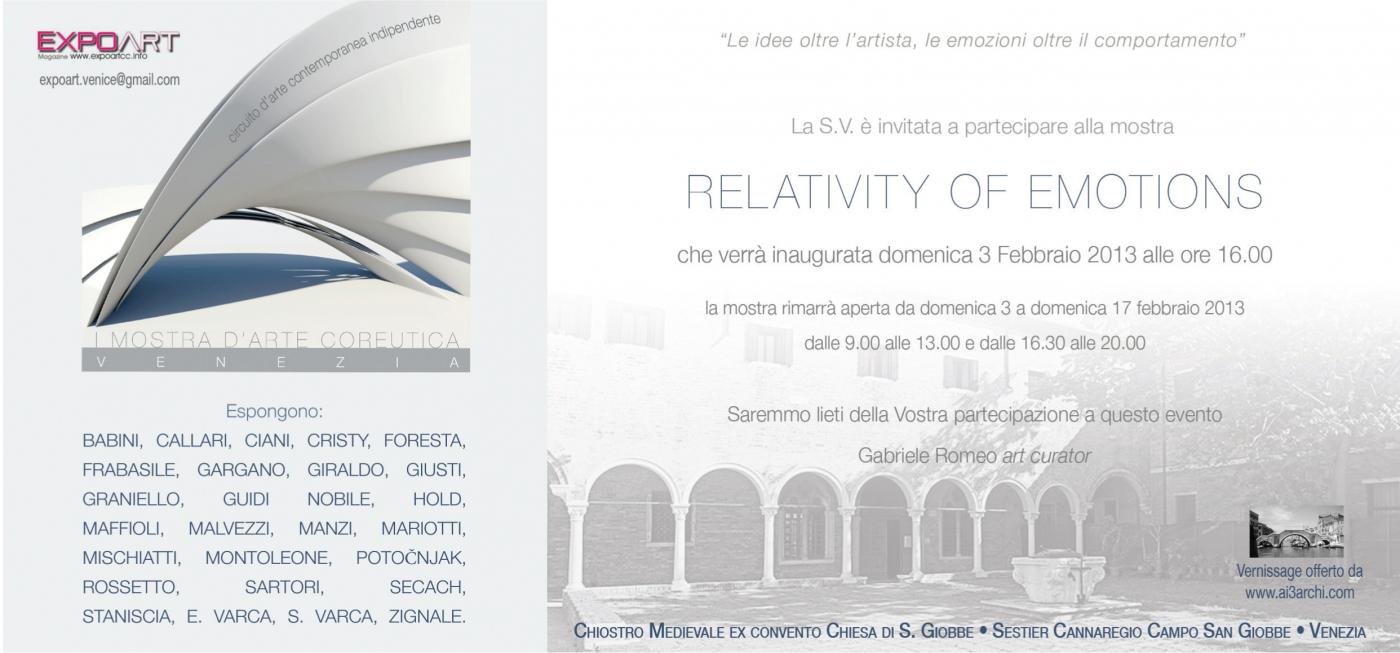 RELATIVITY OF EMOTIONS RELATIVITY OF EMOTIONS