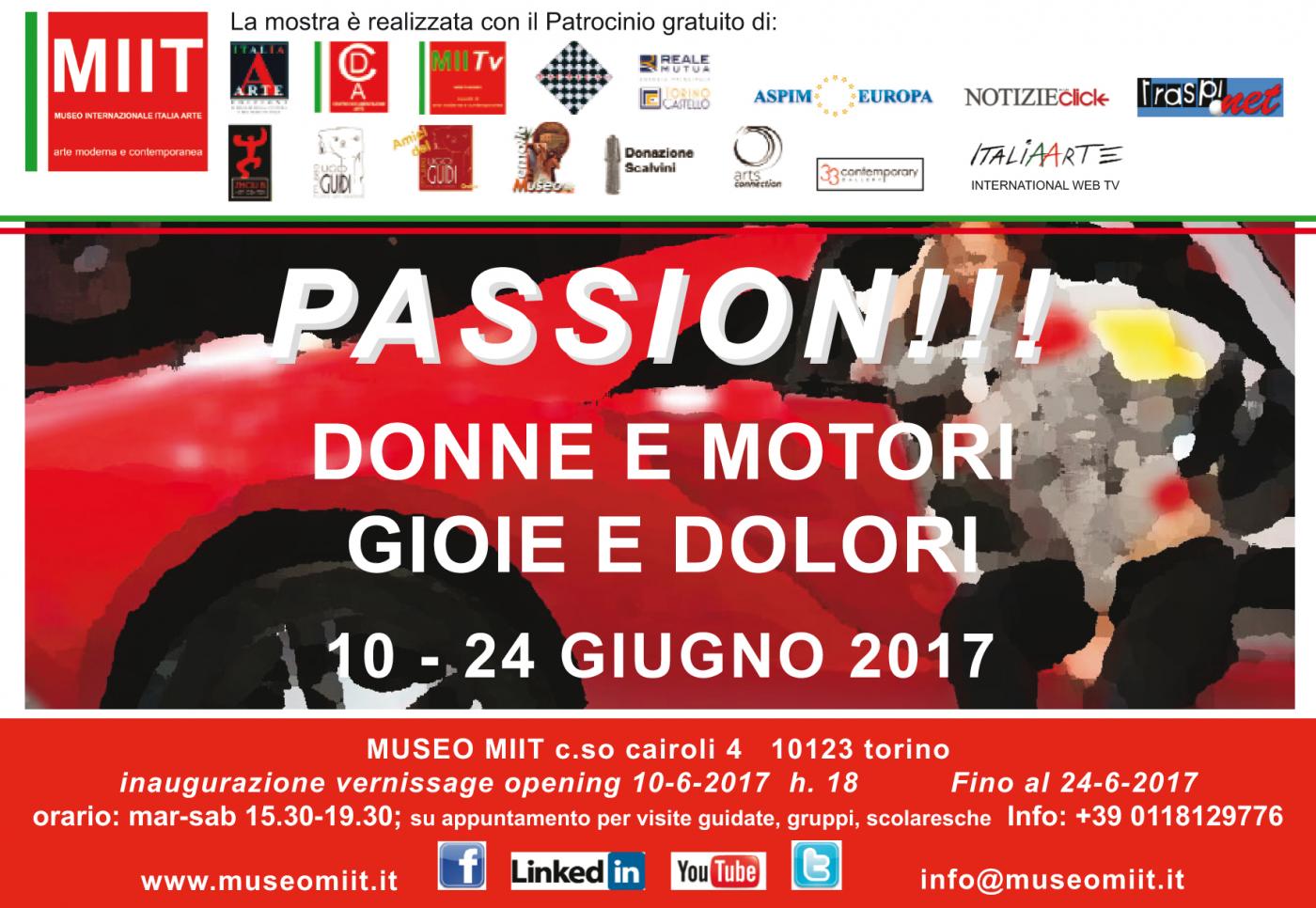 SELEZIONI APERTE - PASSION!!! DONNE E MOTORI GIOIE E DOLORI SELEZIONI APERTE - PASSION!!! DONNE E MOTORI GIOIE E DOLORI
