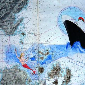 AH, LE SIRENE... DIVERTENTI, BIZZARRE, DISPETTOSE ! - PERSONALE DI GRAFICA DEL M° OMAR SALVAGNO AL 29° TROFEO ACCADEMIA NAVALE