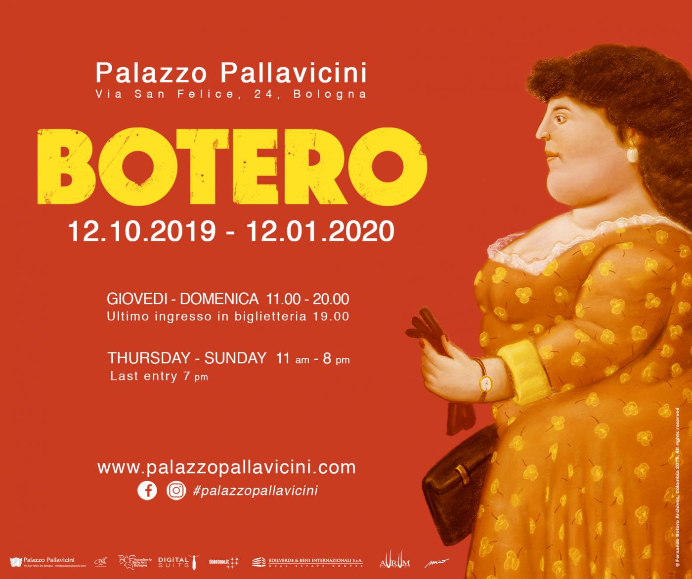 Mostra di Fernando Botero organizzata da Palazzo Pallavicini a cura di Francesca Bogliolo Mostra di Fernando Botero organizzata da Palazzo Pallavicini a cura di Francesca Bogliolo