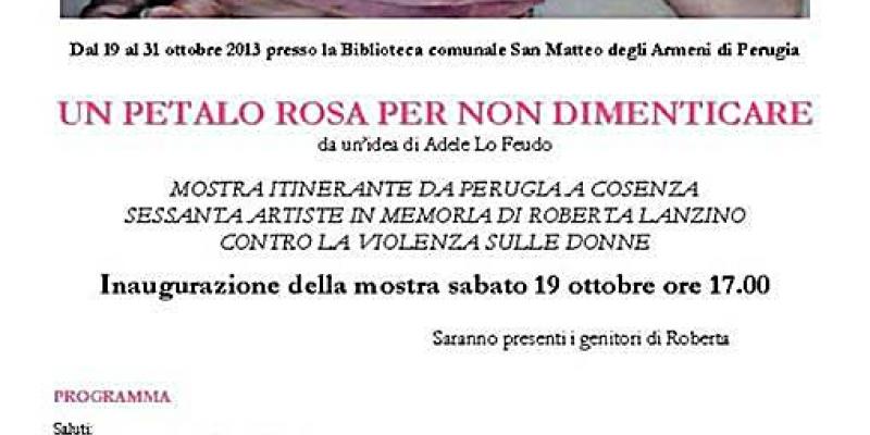 Un petalo rosa per non dimenticare - Adele Lo Feudo