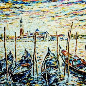 Venezia : S. Giorgio al tramonto