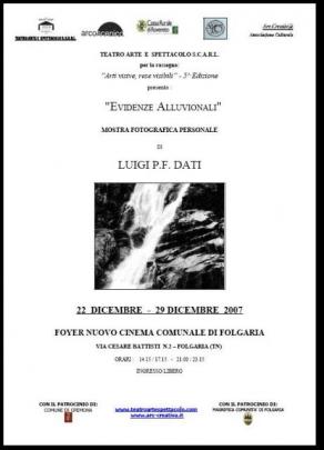 Locandina Mostra Luigi Dati Foyer Cinema Comunale Folgaria TN Locandina Mostra Luigi Dati Foyer Cinema Comunale Folgaria TN