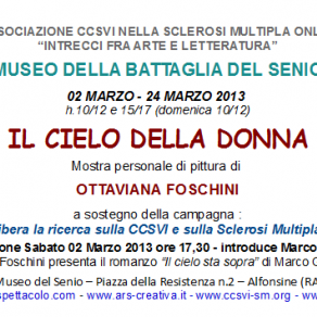 Invito Mostra personale di Ottaviana Foschini al Museo della Battaglia del Senio a Alfonsine RA Invito Mostra personale di Ottaviana Foschini al Museo della Battaglia del Senio a Alfonsine RA