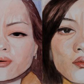 Two self-portraits
