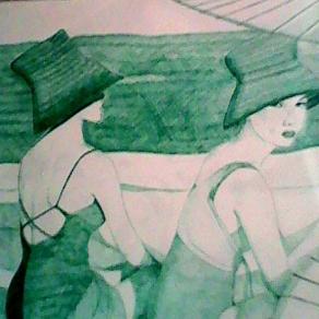 al mare (biro verde)