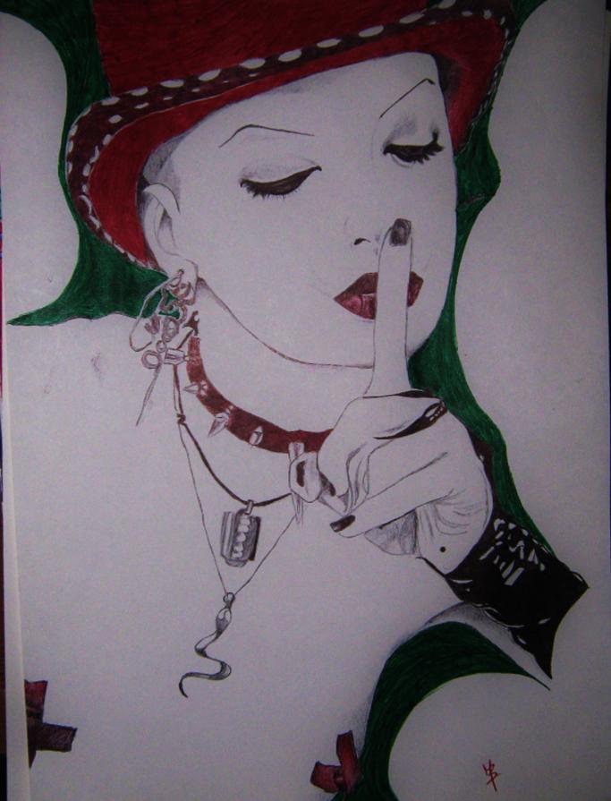 N° 25 biro rossa, nera e verde