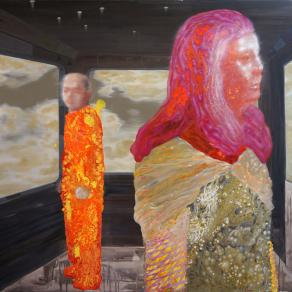 GAIMS01E04 The Siren Alley, 60 x 72", Acrylic on Canvas, 2014