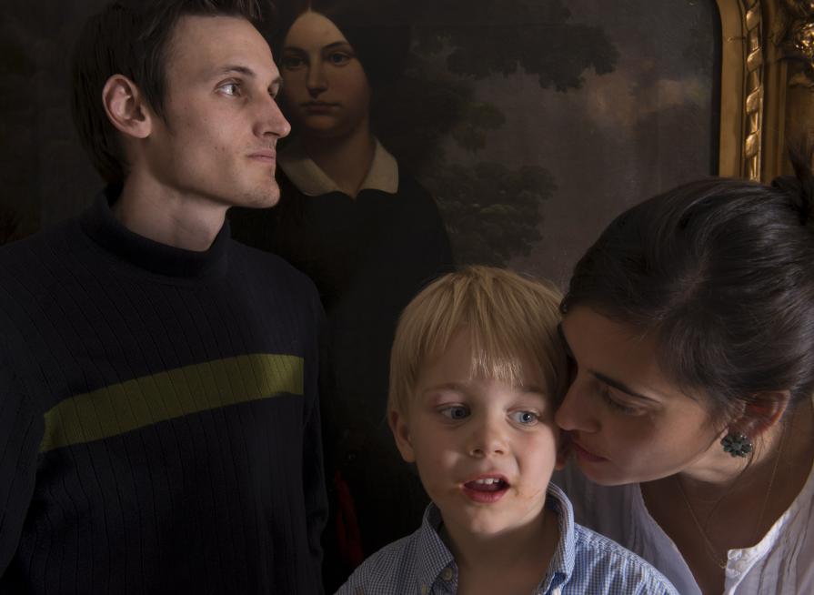 Adam with Mary Ann, Marshall and Becky