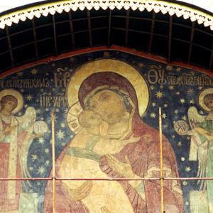 Russia. Faded images