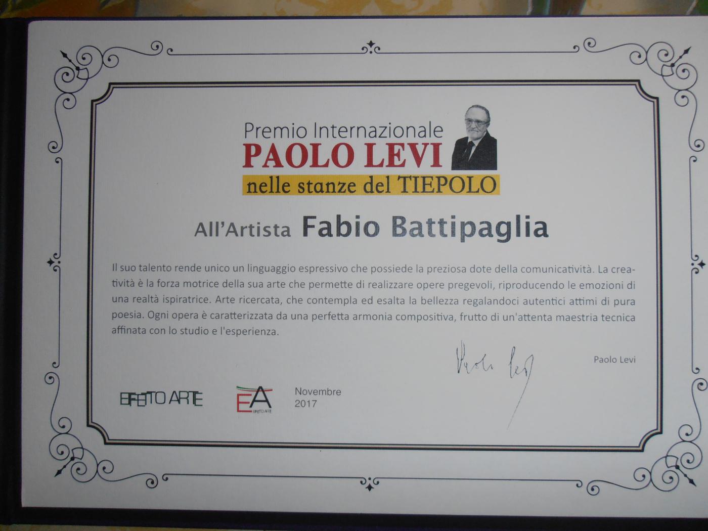 Testo critico del Prof. Paolo Levi