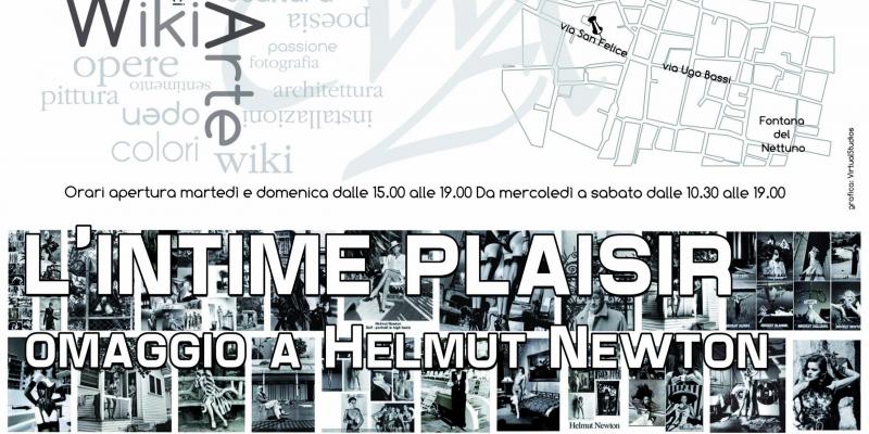 MOSTRA FOTOGRAFICA L'INTIME PLAISIR (omaggio a Helmut Newton)