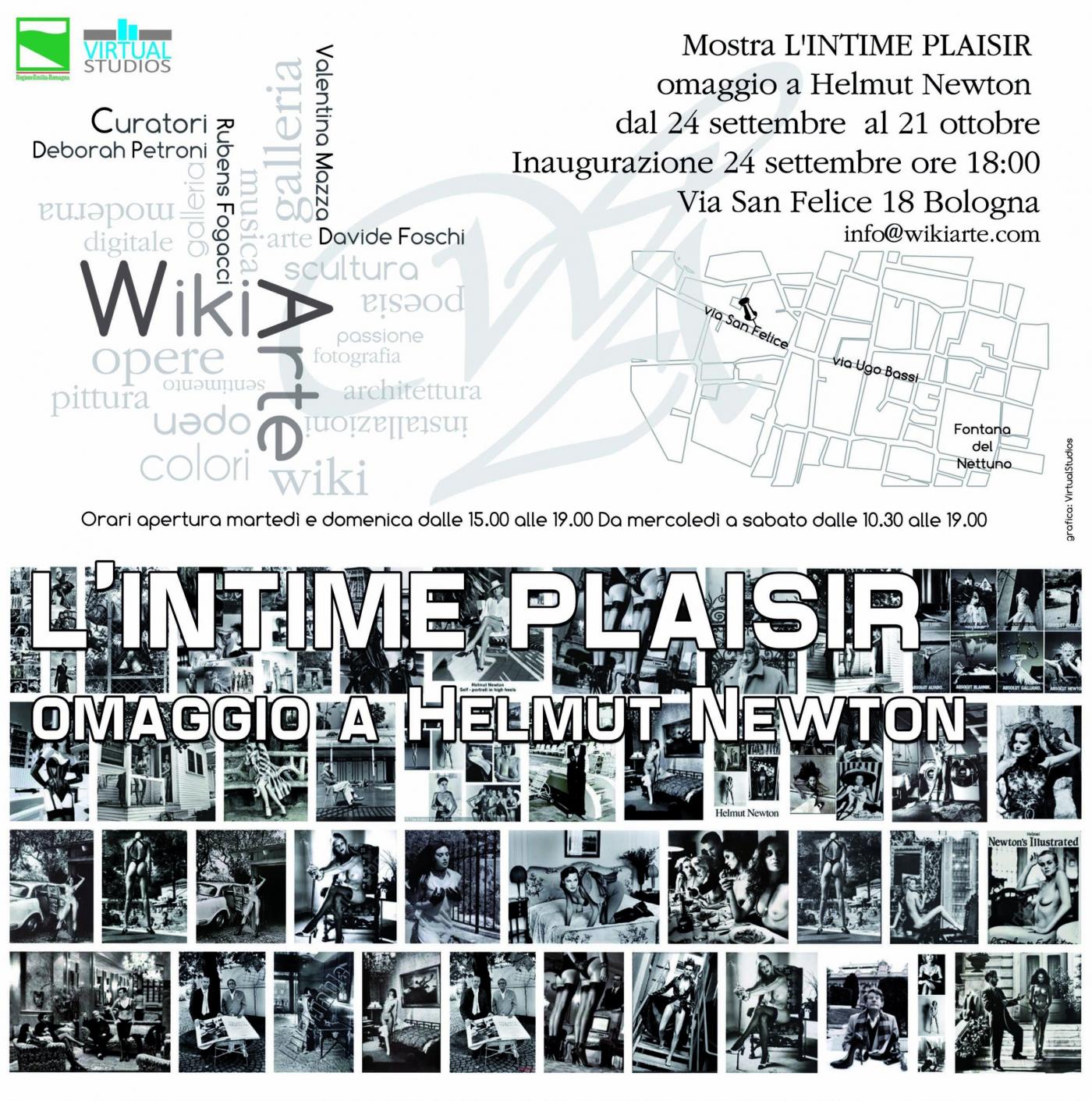 MOSTRA FOTOGRAFICA L'INTIME PLAISIR (omaggio a Helmut Newton)