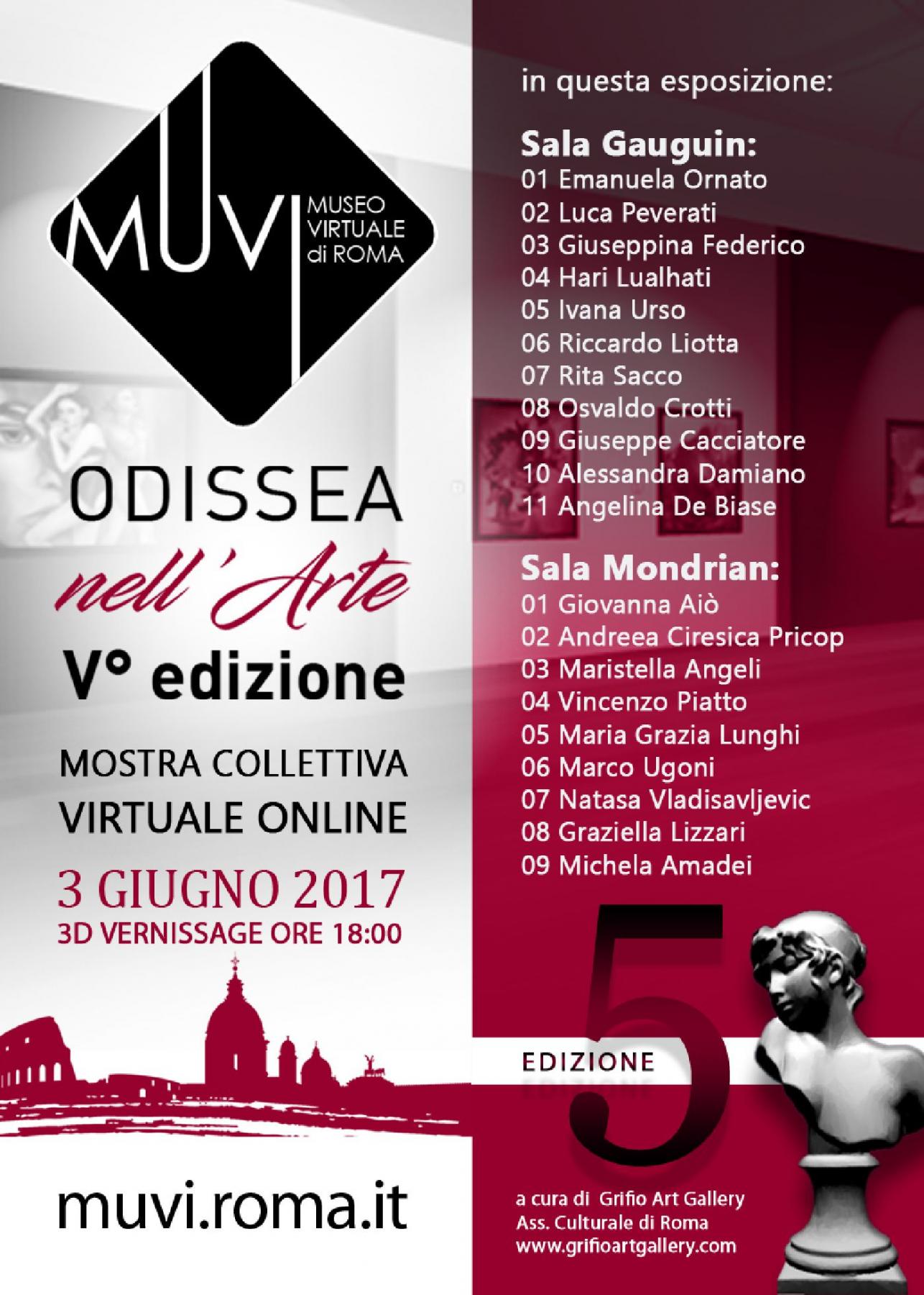 My painting in Virtual Vernissage