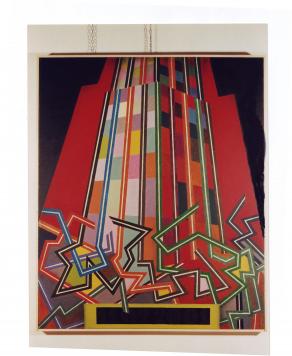 11 Settembre  2001   olio su tela  140x120    2001