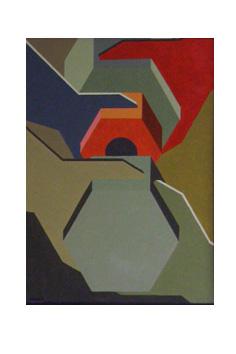 Tecnomorfo     olio su tela    60x80    2005