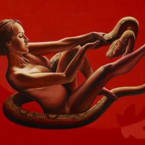 caduta di Edem O resistenza di Eva a serpente