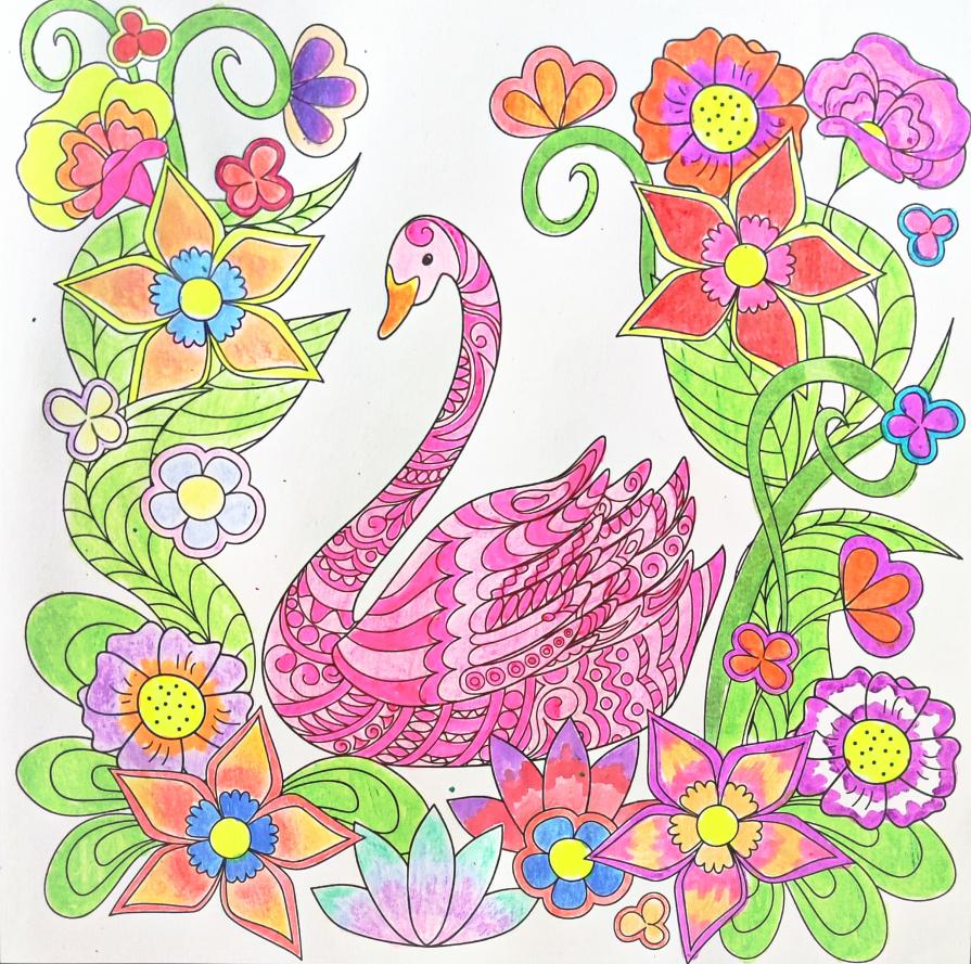 Come un cigno tra mille fiori... la tua grazia risplende nel giardino della vita...