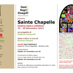 Sainte Chapelle mostra/opera collettiva