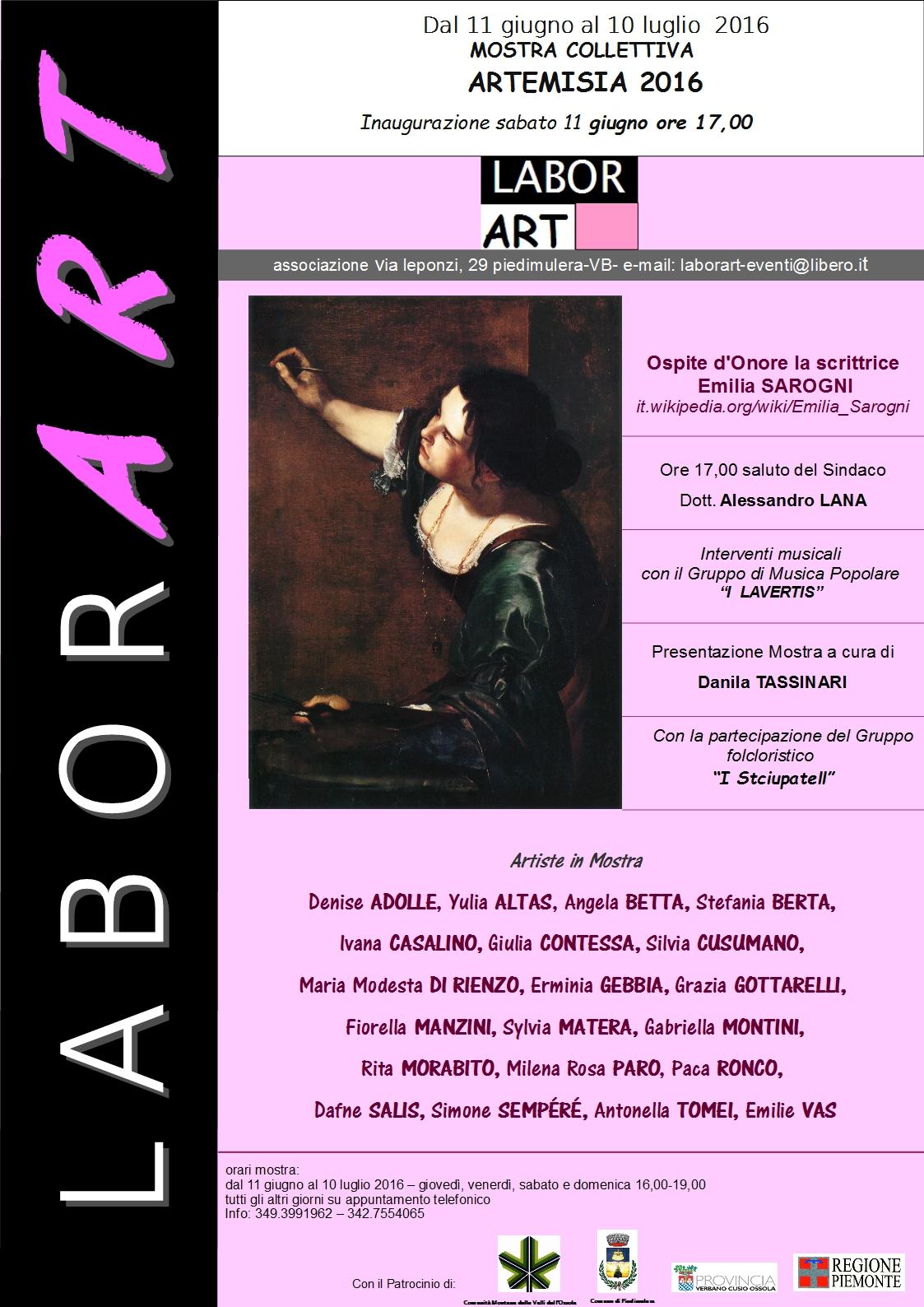 ARTEMISIA 2016 ARTEMISIA 2016