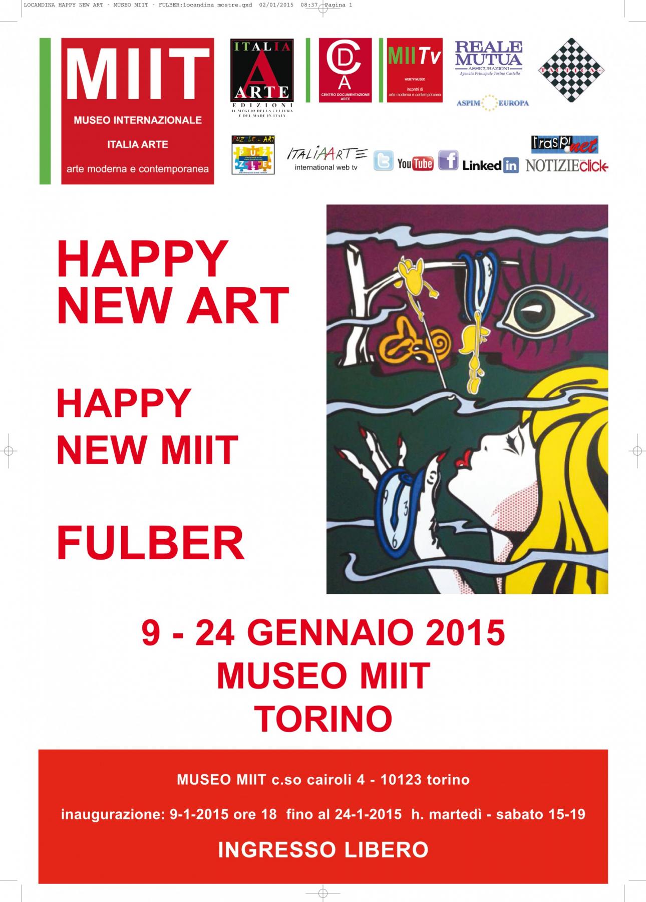 FULBER ESPONE ALL' HAPPY NEW  ART-HAPPY NEW MIIT DI TORINO