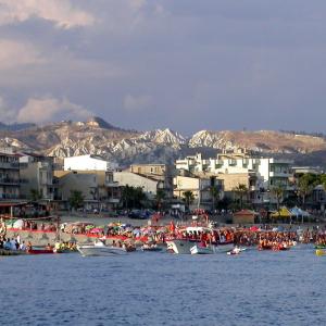Italy. Calabria. Sea view