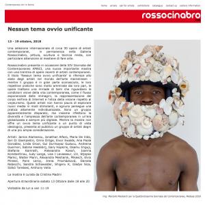 NESSUN TEMA OVVIO UNIFICANTE (No obvious unifying theme) NESSUN TEMA OVVIO UNIFICANTE (No obvious unifying theme)