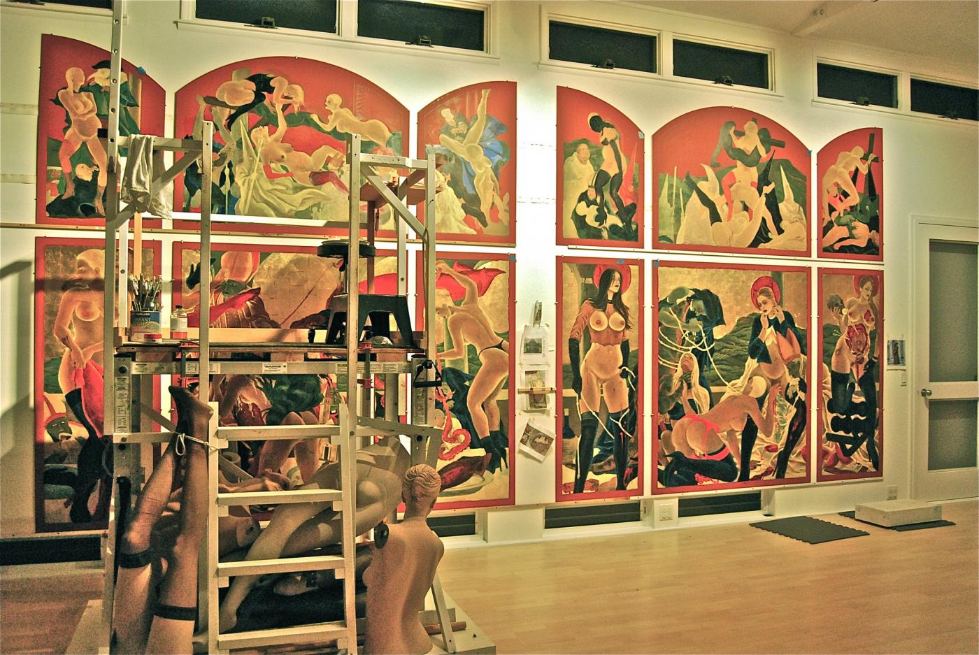 The Cloisters/Last Supper Series in Progress