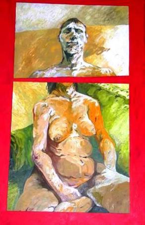 autoritratto con modella