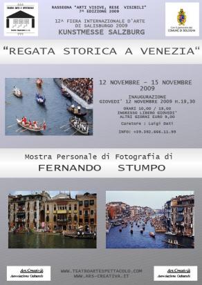 Locandina Mostra Fernando Stumpo a Kuntsmesse Salzburg Salisburgo Locandina Mostra Fernando Stumpo a Kuntsmesse Salzburg Salisburgo