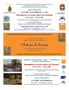 Locandina Mostra retrospettiva sul pittore Mario De Francesco - Sala Celeste Bologna Locandina Mostra retrospettiva sul pittore Mario De Francesco - Sala Celeste Bologna