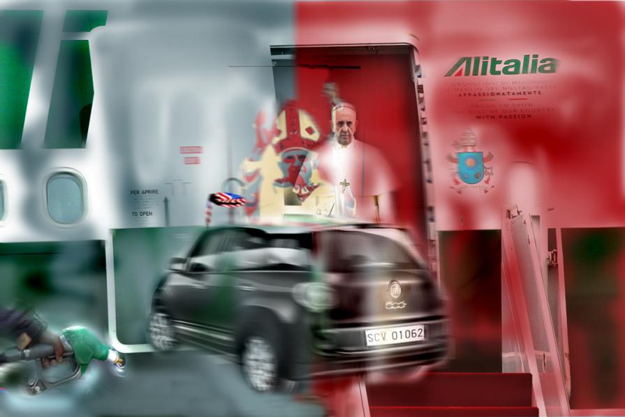 chi ha pagato la campagna pubblicitaria della FIAT500,del viaggio chi ha pagato il pieno del aereo,forse noi italiani.