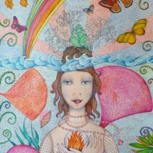 I quattro elementi dell'universo  cm 54x74